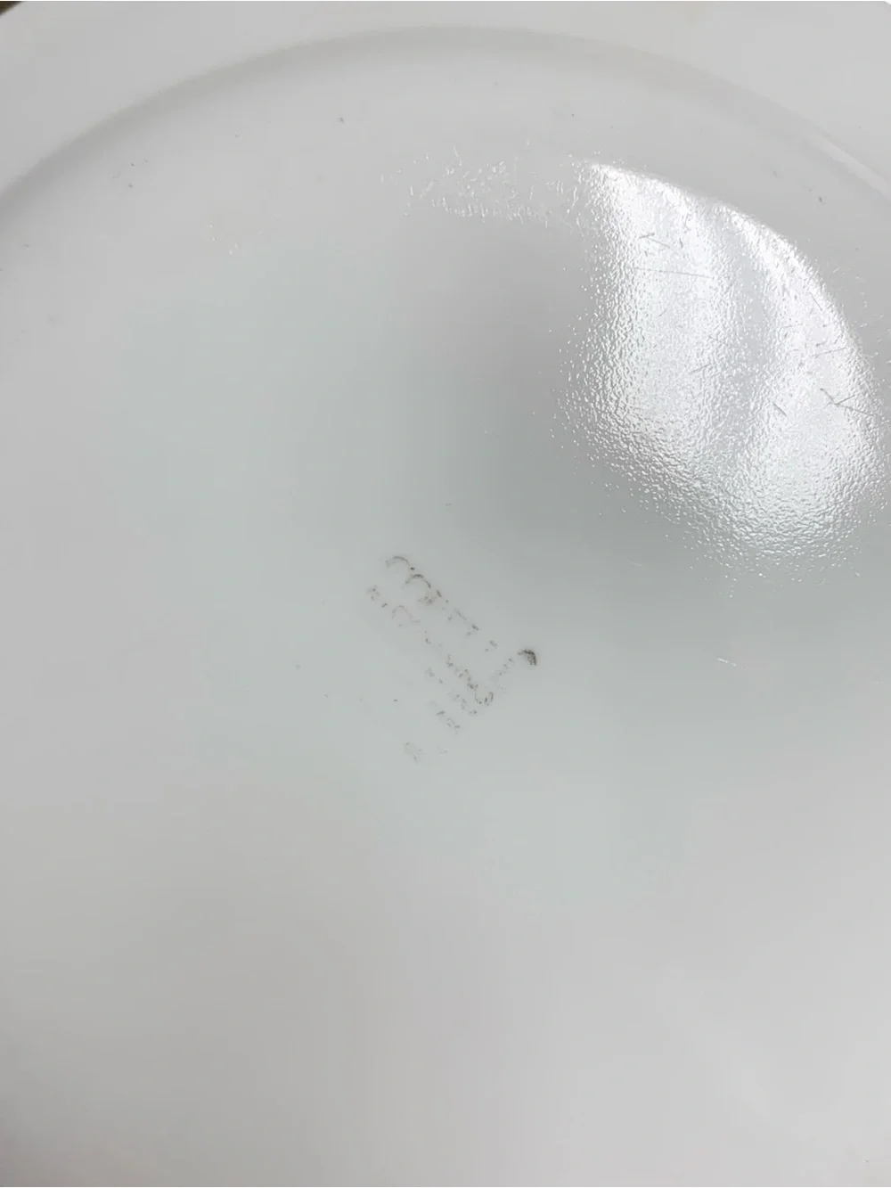 Corelle set 6 dessert bread butter plates peach floral vintage